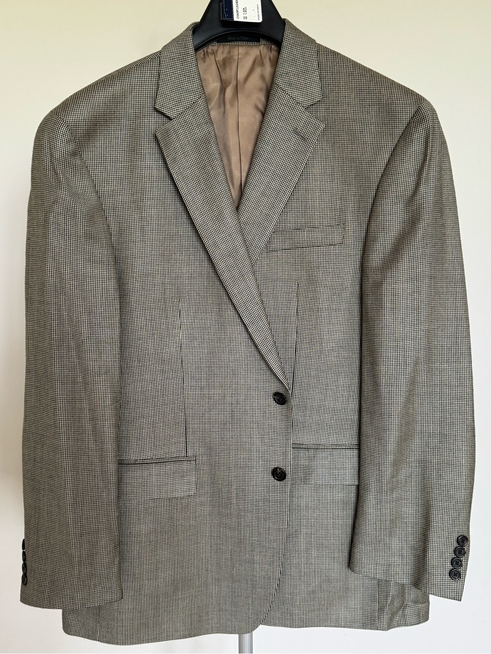 Chaps Men’s Suit Separates - Jacket (Tan/Black)